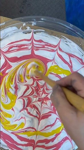 Unlocking Creativity with Shaving Cream and Paint: An Expressive Art Activity