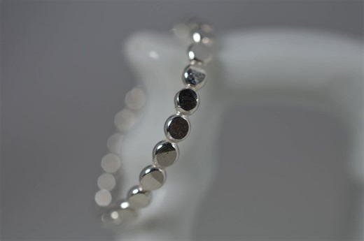 Handmade Hammered Sterling Silver Bubble Ring - Stackable Band - Etsy