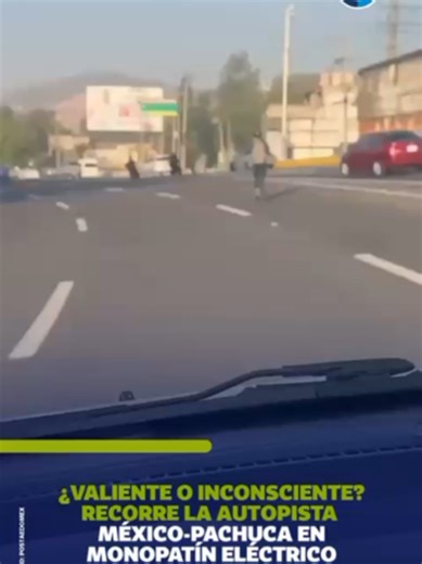 ¿Imprudencia sobre ruedas en una vía rápida? Un conductor grabó en video el momento exacto en que una persona transitaba a bordo de un monopatín eléctrico sobre los carriles de la autopista México-Pachuca. El hecho ha generado una ola de críticas en redes sociales debido al alto riesgo de accidente que representa circular en este tipo de vehículos de movilidad personal en una vía de alta velocidad. #Viral #Autopista #Conductor #informevial