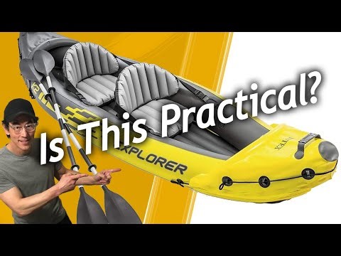 Intex Explorer K2 Kayak With Patch Kit, Quick Tips, Set Up, Break Down, Features, Product Links