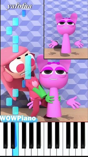 Watch 2 Videos Separately - Incredibox Sprunki Piano Tutorial