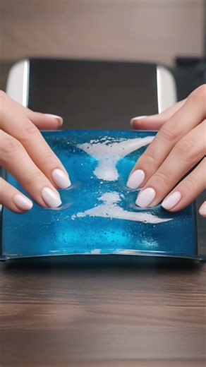 ASMR Ice Gel Pack Compression 🧊🫧 #asmr #asmrsounds