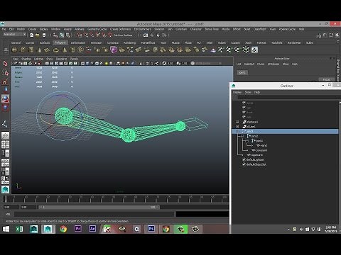 Maya rigging tutorial : Create a Character rig using joints
