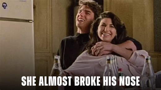 Gina Gershon nearly broke Tom Cruise’s nose filming her first love scene