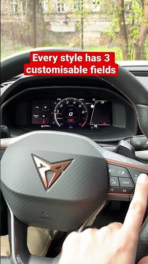 2023 Cupra Formentor Digital virtual cockpit options #002 #cupra #formentor