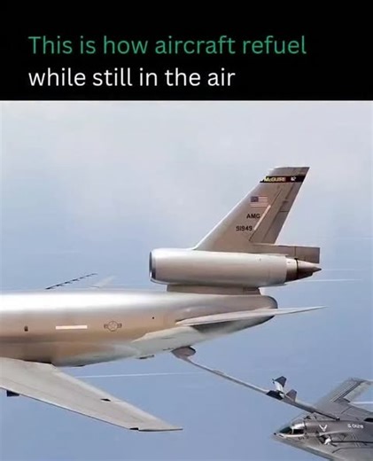 zorancodes on Instagram: "Mid-air refueling is one of the most precise operations in aviation. While flying at the same speed and altitude, a tanker aircraft deploys a refueling boom or hose. Allowing another plane to connect while moving hundreds of kilometers per hour. Sensors, advanced control systems, and pilot skill work together to transfer fuel safely in the air. This technology extends flight range, enables long missions. And shows how engineering turns impossible coordination into routi