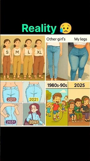 👉 “Body Types, Fashion Trends & Generations 😅 | Funny Comparison Meme 2025”