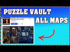 Roblox PUZZLE VAULT: Escape Room ALL MAPS Walkthrough [Full Guide in English] 🧩