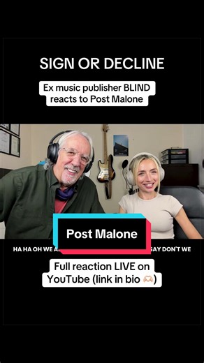 FULL REACTION 🔗 IN BIO 🫶🏻 & view the full, uncut reaction via the link in our bio too!🤠 I’m a former music publisher. My daughter introduces me to songs I’ve never heard before, and I have to decide if I would have signed it back in the day! ✍🏻 Drop your next artist recommendation in the comments 🎶 #music #musictok #react #newmusic #postmalone @Post Malone @morganwallen