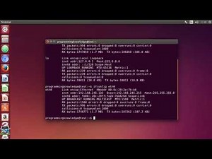 Ubuntu Lesson 35: Ifconfig Command - Tutorial For Beginners