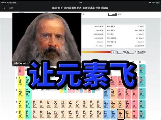 中学生自己的元素周期表又称赛博卡牌