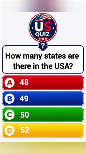 How many states are there in the USA? #gkchallange #gk