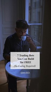 7 trading bots you can build for free [ no coding required ] Follow @mxxhiit @mxhitfx for more real trading knowledge, information and technologies. Not doing interesting things to talk about but.. On the journey to become a quant. Sharing informative and motivational content while pioneering Finance and mathematics.. sharing few glimpses of life... #forexmindset #trendingreels #quotes #mindset #forexlifestyle | Mxhitfx