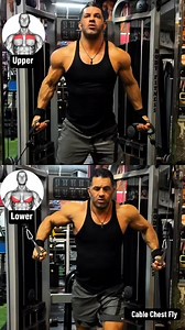 21K views · 229 reactions | Sculpt your chest with these 2 Cable Chest Fly Variations 1. High to Low Fly – Targets the lower chest adding definition and fullness. 2. Low to High Fly – Focuses on the upper chest building lift and shape.Perfect for carving out that well-defined chest from every angle! Fly into gains! #chestworkout #cablefly #upperchest #lowerchest #musclebuilding #strengthtraining #PecGains #fitnessgoals | Bodyfitness GYM | Facebook