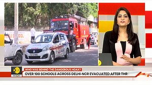 11 reactions | #Gravitas | On Wednesday, over 100 schools in and around New Delhi received bomb threats via email After a thorough search, no evidence of any explosives was found, leading the authorities to declare it a hoax. It is suspected that the incident was an attempt to distract security officials during the country's ongoing elections. This raises the question: who was behind this dangerous hoax? Molly Gambhir has details | WION | Facebook