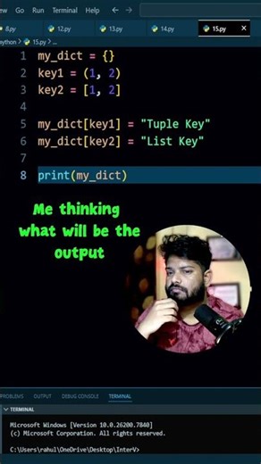 Top Python Interview Questions & Answers | Crack Any Interview Easily 🚀 #python #interview #shorts