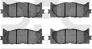 Dynamic Friction Company 3000 Semi-Metallic Brake Pads 1311-1293-00-Front Set