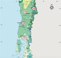 Chile - Climas - Temuco a Puerto Montt