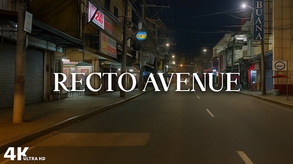 Philippines – Night Atmosphere on Avenida, Manila (4K)