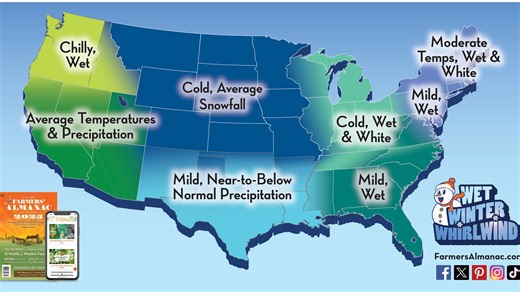 Farmers' Almanac winter forecast for 2024-25 in Michigan: Wet, snowy, frigid cold