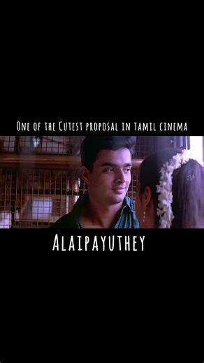 Cutest proposal scene in tamil cinema || #alaipayuthey #90slove #manirathnam #karthikalaipathey
