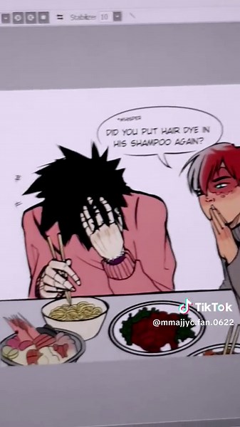 i can't explain, just those 2 having a 1 am dance battle #myheroacademia #bnha #todoroki #dabi #anime #art #fyp #natsuo #fuyumi #funny #fanart