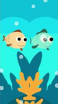 10 Little Fishes Swimming In The Sea | Kids Songs & Nursery Rhymes | Ten Little Fishes | #fishes