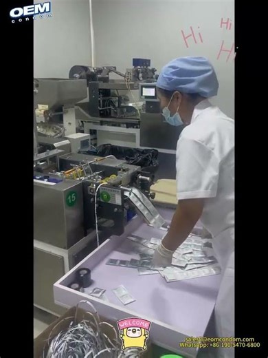 Condom Manfacturing Automatic Packing