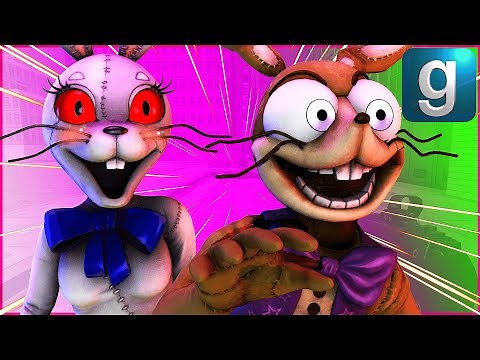 Gmod FNAF | Glitchtrap Gets Hunted Down By Vanny From Security Breach!