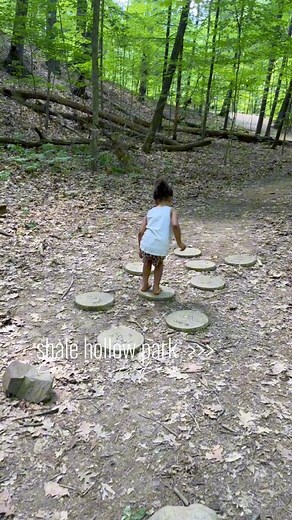 If you’re looking for somewhere magical, Shale Hollow Park is it. ✨🏞️ Shale Hollow stream winds between tall cliffs, with remnants of concretions (round rock formations) in the cliffs and along the stream bed💧 Stream is filled with pieces of Ohio shale that have eroded out of the cliffs and continually wash down the creek🌳 Mature white oak forest, hickory, and maple in the park🌸 Spring wildflowers: trillium, cohosh, trout lily🦉 Wildlife: owls, woodpeckers, deer, raccoons,, salamanders🚶‍♂️ 
