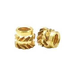 [Hot Item] Knurled Brass Heat Staking Threaded Inserts Brass Insert Nut