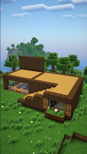 Minecraft Wood House #minecraft