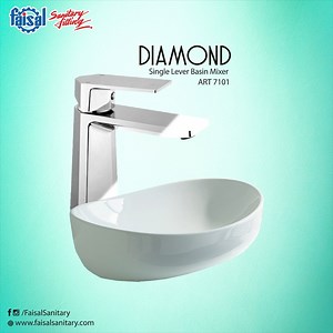 Diamond Single Lever Basin Mixer Product code: 7101 For more details visit our website: www.faisalsanitary.com #HomeDecoreIdeas #LuxuryBathrooms #InteriorDesigning #LuxuryLifeStyle #DreamHome #Homedecor #Renovation #Architecture #FaisalSanitary | Faisal Sanitary Fitting