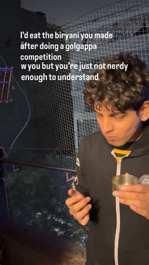 Aryan Mittal on Instagram: "Low effort reel😜 . . . . #fypシ❤️💞❤️ #trending #explorepage✨ #viralvídeo #trend #neverevergettingridofme #nerdy #nerdyenoughtounderstand #golgappe #biryanilovers❤️❤️ #hashtagkaunpadhtahai #funny #foryou #loweffort"