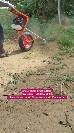 SINGLE WHEEL BRUSHCUTTERS/WHEEL BRUSHCUTTERS/GARDEN CLEANING TOOLS/BATTERY BRUSHCUTTER/MOWER #viral