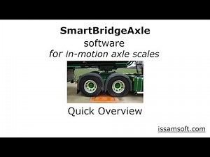 SmartBridgeAxle software for Weigh-In-Motion Axle Scales