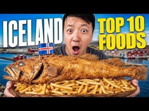 BEST FISH EVER! Top 10 BEST FOODS in Reykjavík Iceland