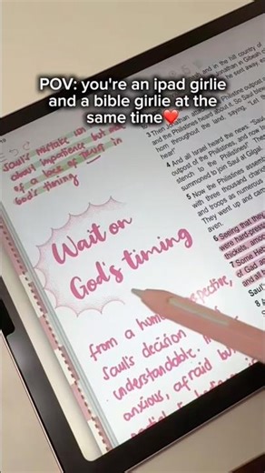 Digital Bible Journaling | bible on ipad | digital note-taking bible study