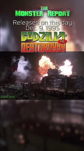 Godzilla vs. Destoroyah, released Dec. 9, 1995 #godzillamovies #godzillaminusone #godzilla
