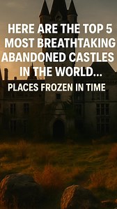 6.6K views · 118 reactions | Top 5 Abandoned Castles in the World | Abandoned Places | Facebook