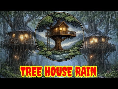 Treehouse Rain Therapy 🌧️ Relaxing Sounds to Soothe the Soul