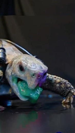 Turtle Eating Asmr turtle turtoris #asmr #asmrsounds #turtle #funny