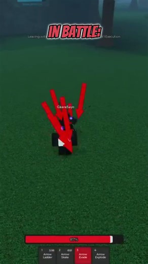 Arrow Ladder Movestack Tech | Rogue Demon Roblox #shorts #short #youtubeshorts #viral