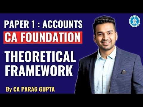 Ch 1 : Theoretical Framework - Part 2 | CA Foundation Accounts | CA Parag Gupta