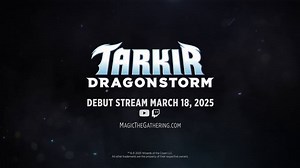 A storm of draconic proportions is brewing over #MTGTarkir. Join us at twitch.tv/magic on 3/18 at 10am PT for the roaring debut of Tarkir Dragonstorm. | Magic: The Gathering
