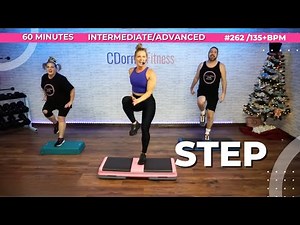 Step Aerobics Workout // Intermediate to Advanced // 135 BPM + // 262
