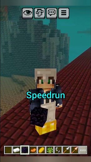 Minecraft best speed running seed . use bedrock edition 😱