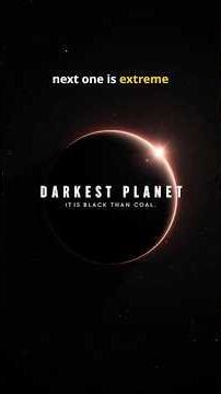 A "super Dark" - The Planet Darker Than Coal! - (TrES-2b) #sciencefacts #planets #physicsconcept