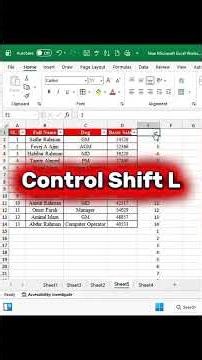 Ms Excel tricks 2025MS MS Excel, Office Application, MS Office,