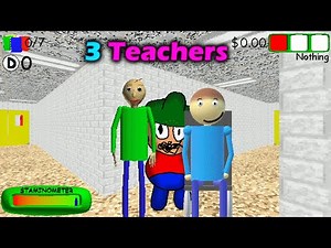 3 Teachers, one student - Baldi's Basics in Gamemodes - Baldi's basics decompiled mod
